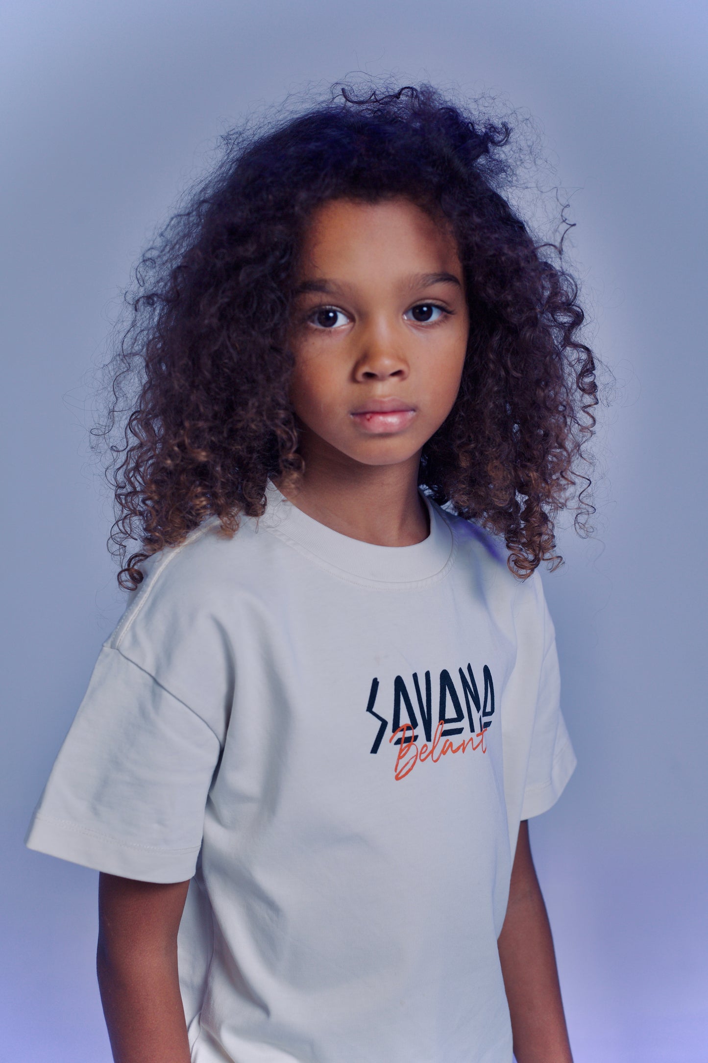 Savana Ecru T-shirt - Lion Print