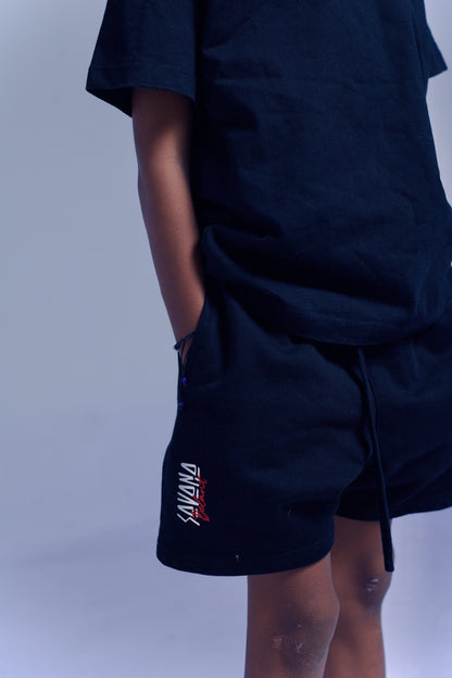 Savana Black Set - Elephant Print